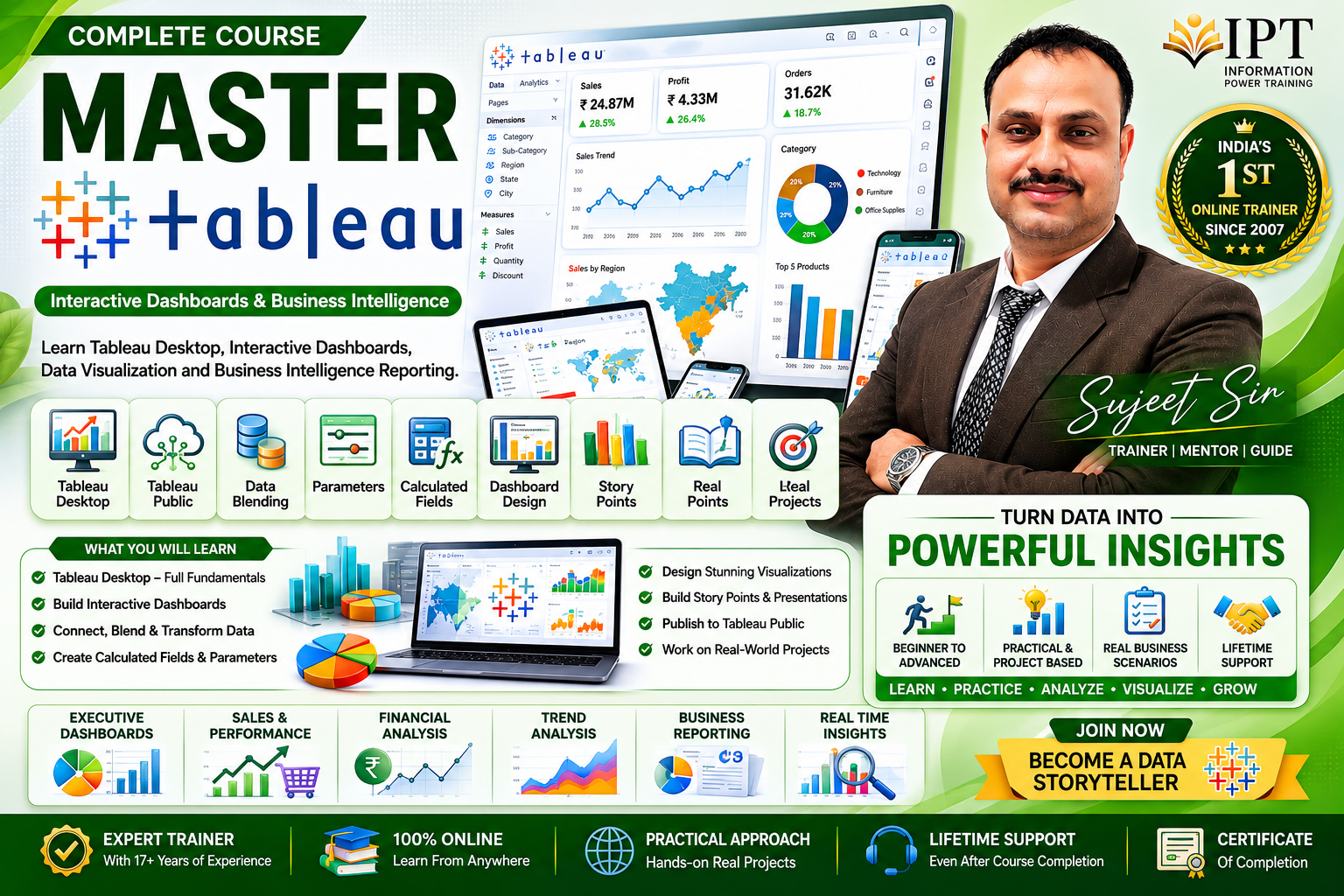 Tableau Course Online - IPT Excel School